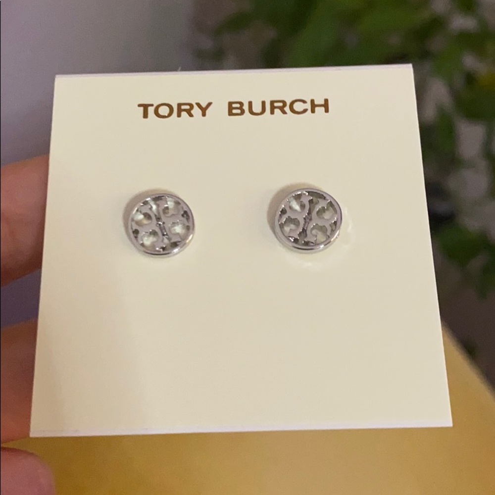 Tory Burch Kira stud earring Sliver